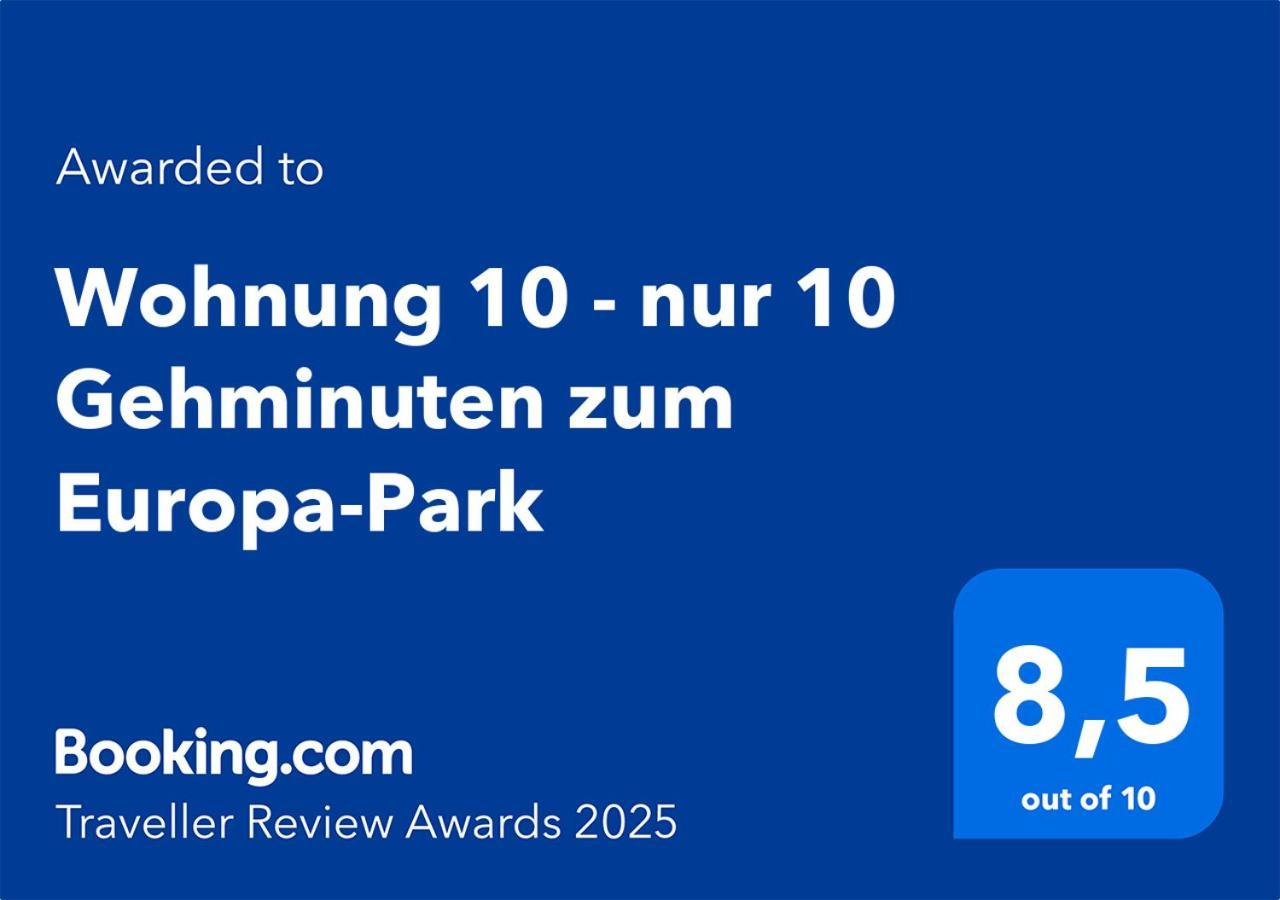 Wohnung 10 - Nur 10 Gehminuten Zum Europa-Park Rust Buitenkant foto